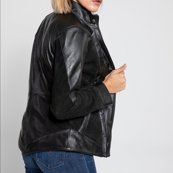 Genuine leather Jacket with suede - Picture 3 of 5